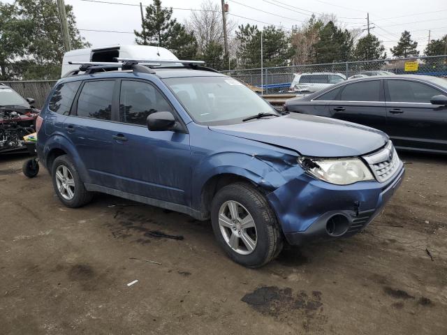 JF2SHABC7BG754880 - 2011 SUBARU FORESTER 2.5X BLUE photo 4