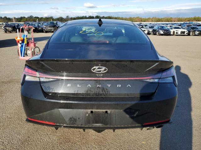 KMHLR4AF6MU105939 - 2021 HYUNDAI ELANTRA N LINE BLACK photo 6