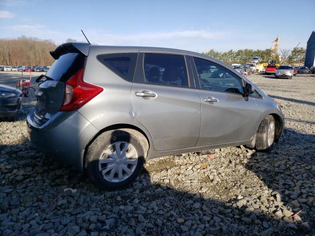 3N1CE2CPXEL372848 - 2014 NISSAN VERSA S SILVER photo 3