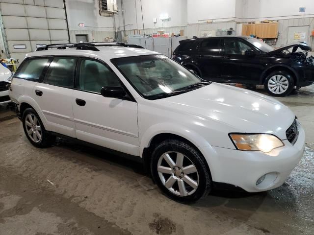 4S4BP61C367340609 - 2006 SUBARU LEGACY OUTBACK 2.5I WHITE photo 4