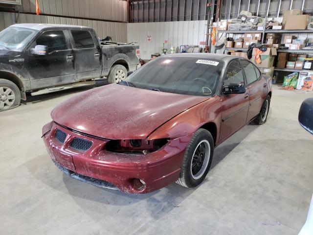 1G2WK52J62F103063 - 2002 PONTIAC GRAND PRIX SE MAROON photo 1