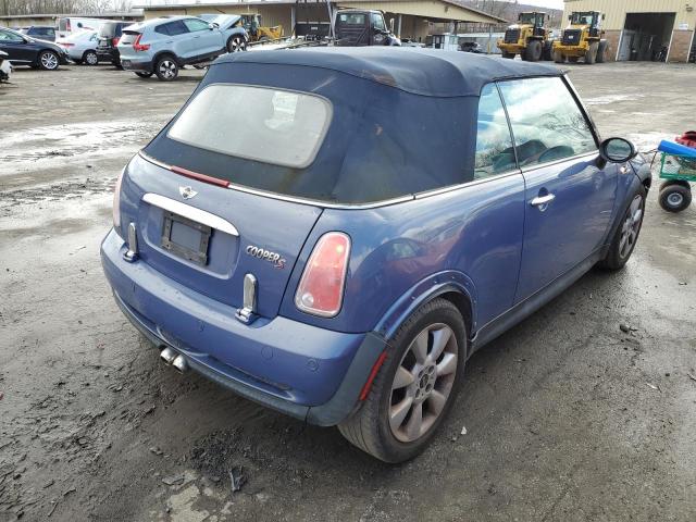 WMWRH33515TF84052 - 2005 MINI COOPER S BLUE photo 3