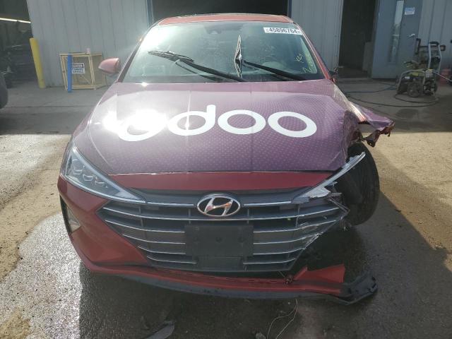 5NPD84LF0LH526010 - 2020 HYUNDAI ELANTRA SEL RED photo 5