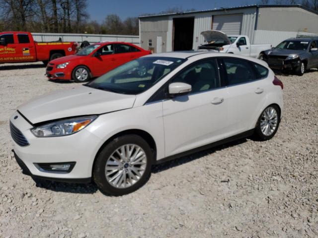 1FADP3N28JL233185 - 2018 FORD FOCUS TITANIUM WHITE photo 1