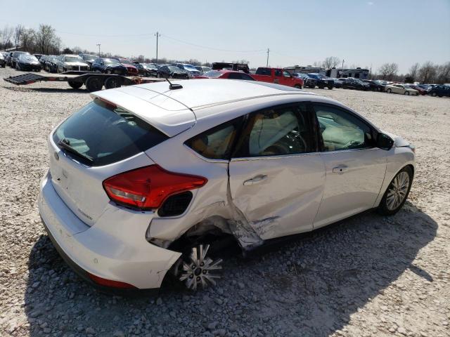 1FADP3N28JL233185 - 2018 FORD FOCUS TITANIUM WHITE photo 3