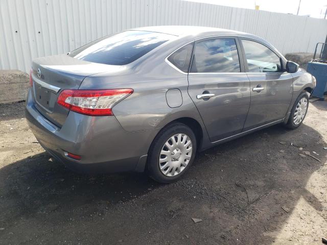 3N1AB7AP9FY226610 - 2015 NISSAN SENTRA S GRAY photo 3