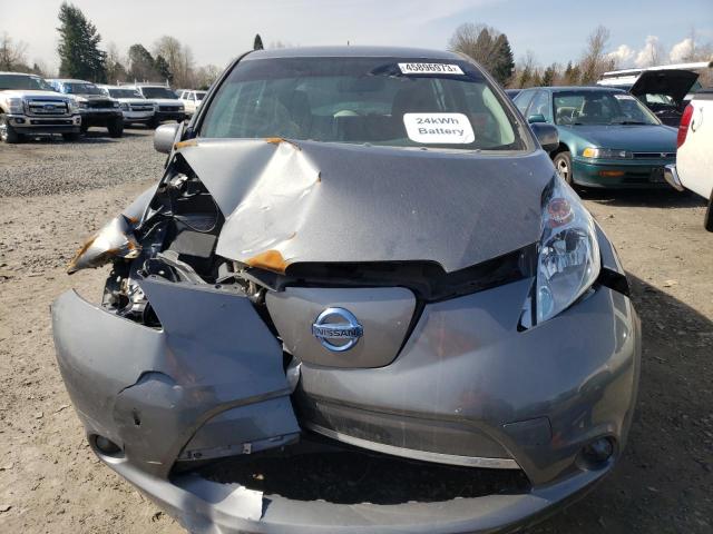 1N4BZ0CP2GC313489 - 2016 NISSAN LEAF SV GRAY photo 5