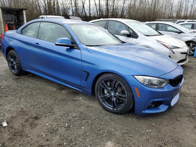 WBA3T7C5XFPW79194 - 2015 BMW 435 XI BLUE photo 4