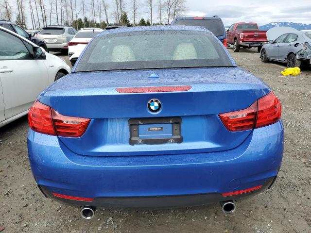 WBA3T7C5XFPW79194 - 2015 BMW 435 XI BLUE photo 6