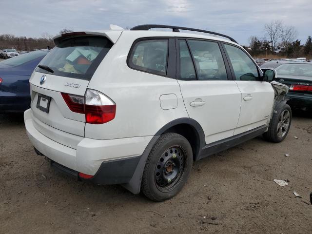 WBXPC9C47AWE79367 - 2010 BMW X3 XDRIVE30I WHITE photo 3