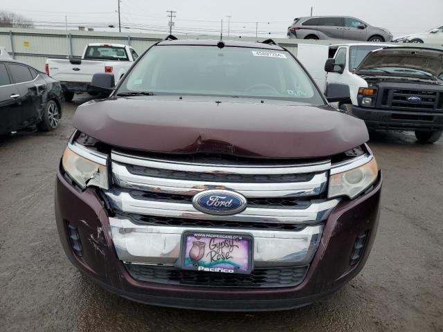 2FMDK3GC3BBA25064 - 2011 FORD EDGE SE BURGUNDY photo 5