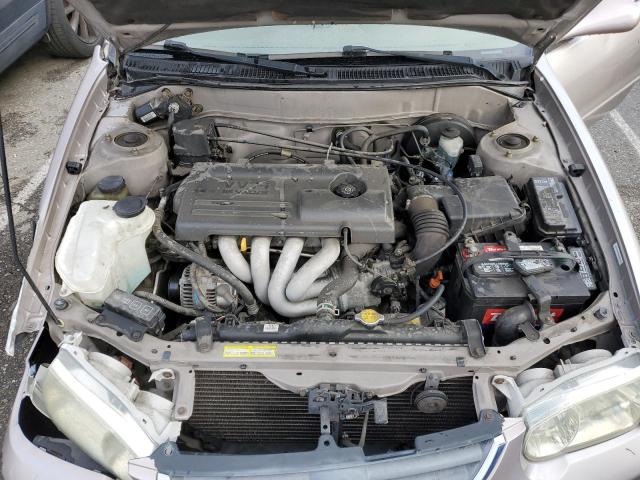 1NXBR12E12Z610526 - 2002 TOYOTA COROLLA CE TAN photo 11