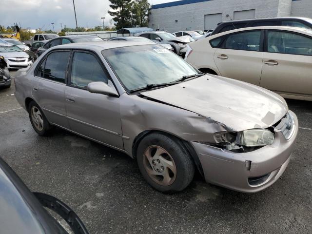 1NXBR12E12Z610526 - 2002 TOYOTA COROLLA CE TAN photo 4