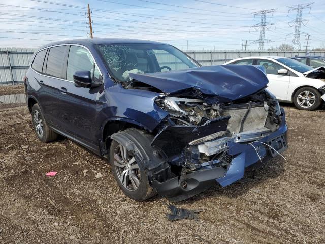 5FNYF6H7XGB110474 - 2016 HONDA PILOT EXLN BLUE photo 4