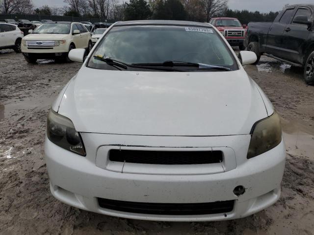 JTKDE167370214495 - 2007 TOYOTA SCION TC თეთრი ფოტო 5