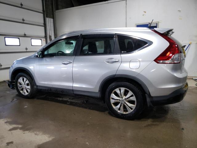 2HKRM3H70CH512363 - 2012 HONDA CR-V EXL SILVER photo 2