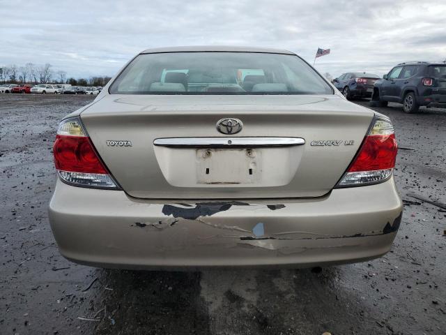 4T1BE32K55U587656 - 2005 TOYOTA CAMRY LE GOLD photo 6