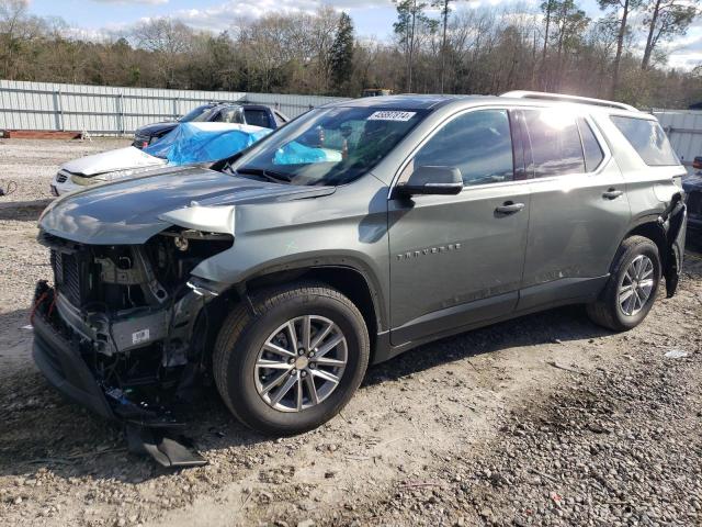 1GNERGKW6NJ147146 - 2022 CHEVROLET TRAVERSE LT GREEN photo 1