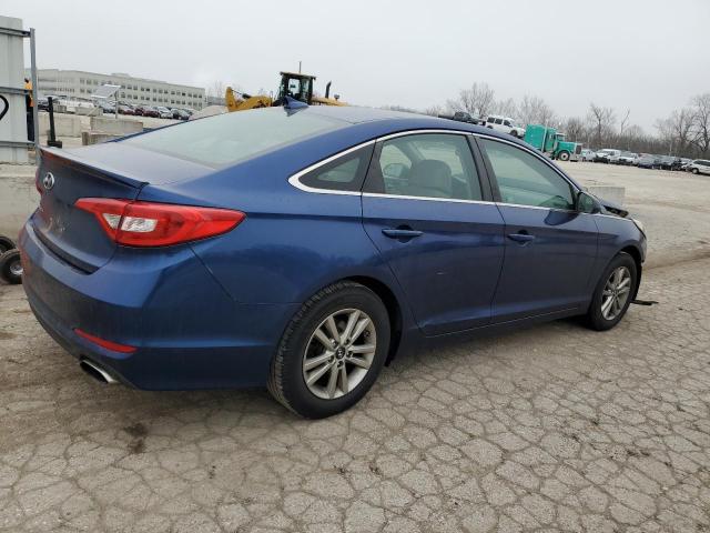 5NPE24AF7GH266557 - 2016 HYUNDAI SONATA SE BLUE photo 3