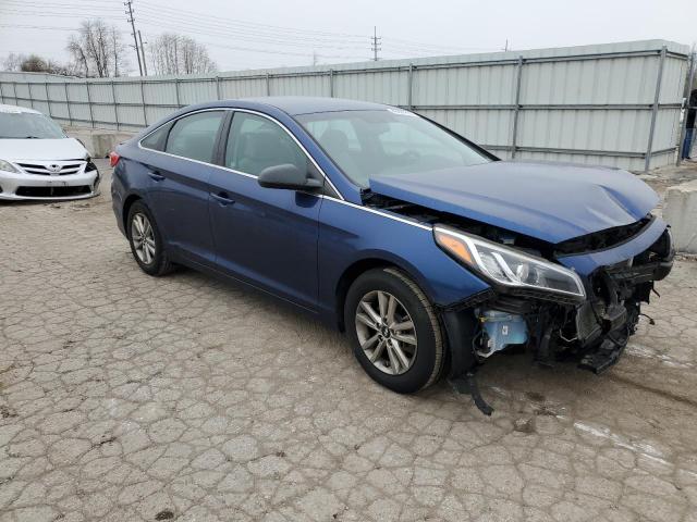 5NPE24AF7GH266557 - 2016 HYUNDAI SONATA SE BLUE photo 4