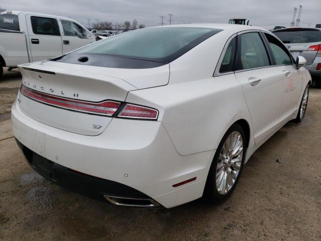 3LN6L2GK6FR606301 - 2015 LINCOLN MKZ WHITE photo 3