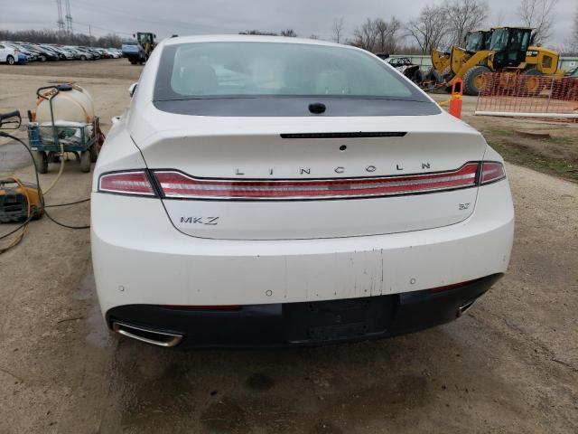 3LN6L2GK6FR606301 - 2015 LINCOLN MKZ WHITE photo 6