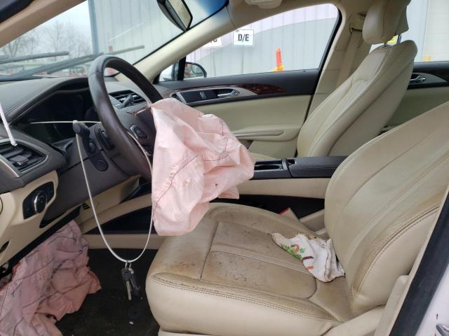 3LN6L2GK6FR606301 - 2015 LINCOLN MKZ WHITE photo 7