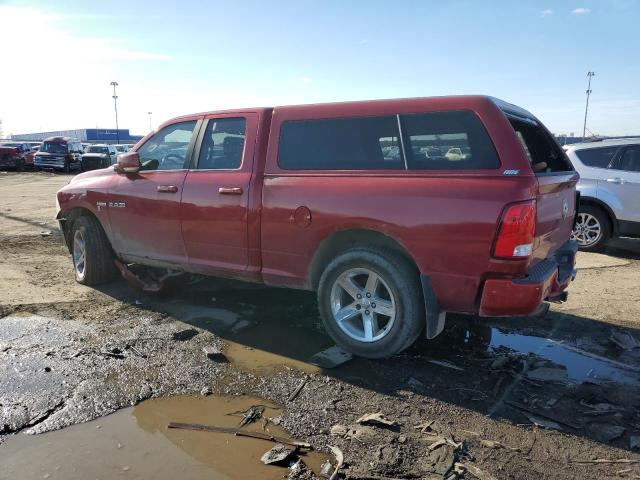 1D3HV18T29S811011 - 2009 DODGE RAM 1500 MAROON photo 2