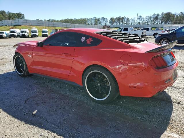 1FA6P8CF7H5335233 - 2017 FORD MUSTANG GT RED photo 2