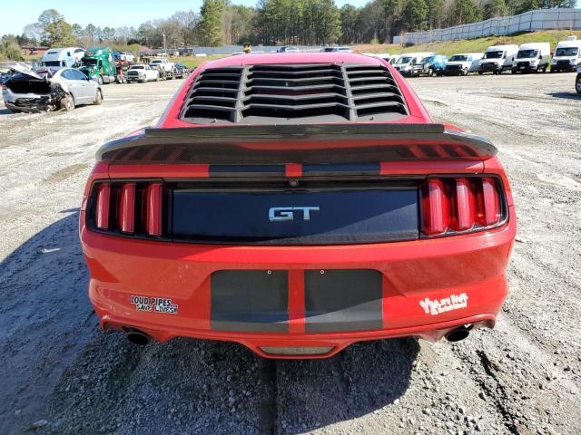 1FA6P8CF7H5335233 - 2017 FORD MUSTANG GT RED photo 6
