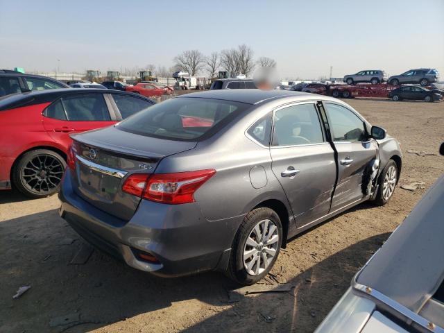 3N1AB7AP6GY271392 - 2016 NISSAN SENTRA S GRAY photo 3