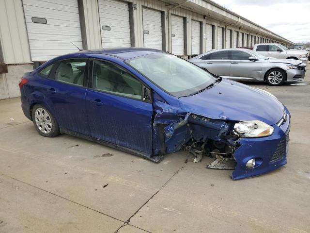 1FAHP3F20CL299846 - 2012 FORD FOCUS SE BLUE photo 4