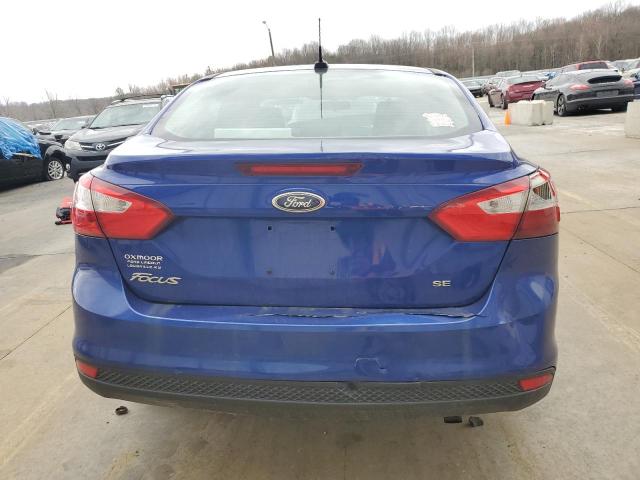 1FAHP3F20CL299846 - 2012 FORD FOCUS SE BLUE photo 6