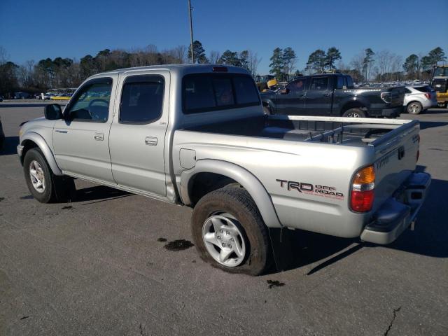 5TEGN92N74Z398617 - 2004 TOYOTA TACOMA DOUBLE CAB PRERUNNER SILVER photo 2
