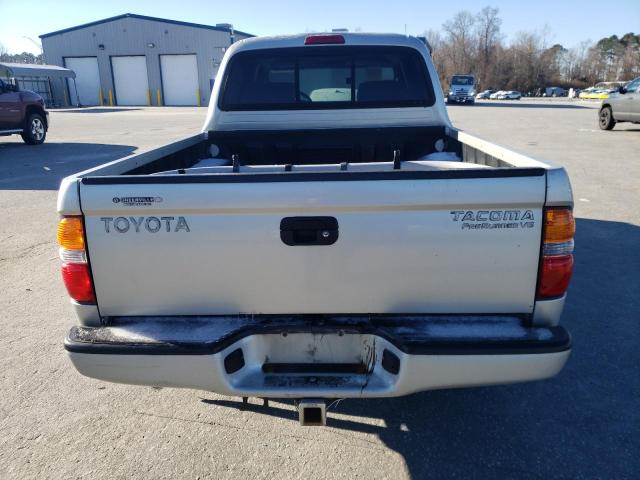 5TEGN92N74Z398617 - 2004 TOYOTA TACOMA DOUBLE CAB PRERUNNER SILVER photo 6
