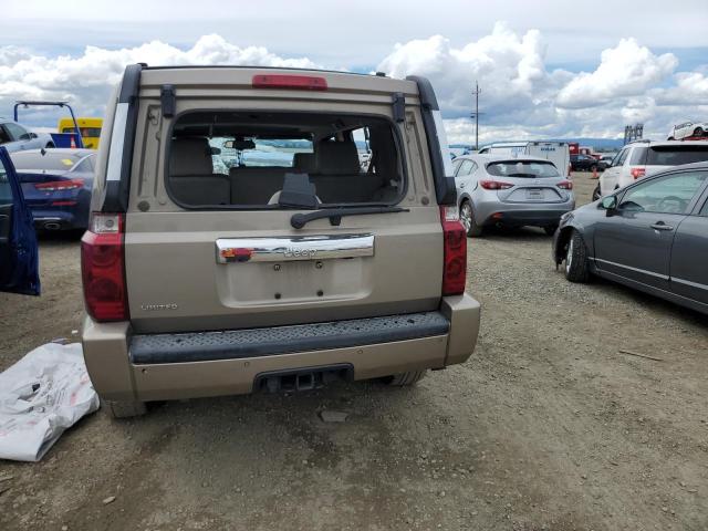 1J8HH58N06C168889 - 2006 JEEP COMMANDER LIMITED BEIGE photo 6