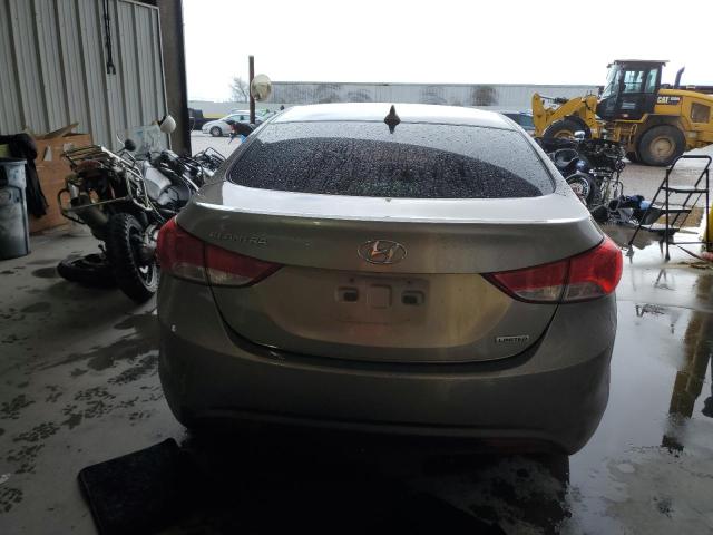 5NPDH4AE1DH234507 - 2013 HYUNDAI ELANTRA GLS BROWN photo 6