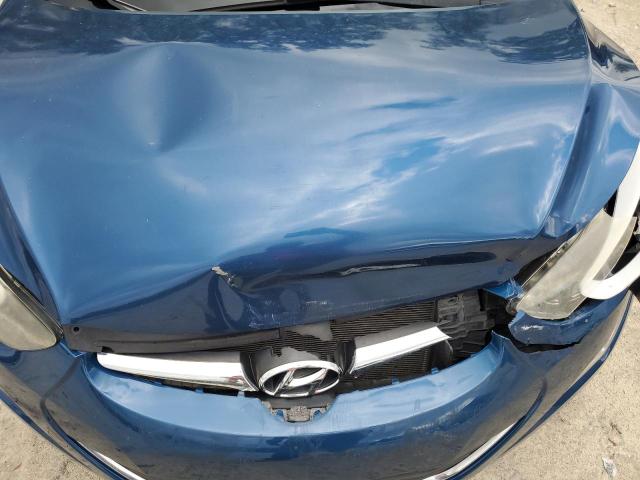 KMHDH4AE9GU606911 - 2016 HYUNDAI ELANTRA SE BLUE photo 11