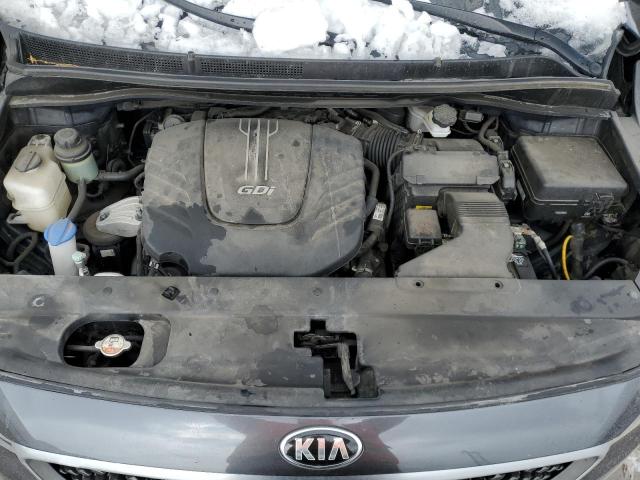 KNDMB5C10H6309733 - 2017 KIA SEDONA LX GRAY photo 11