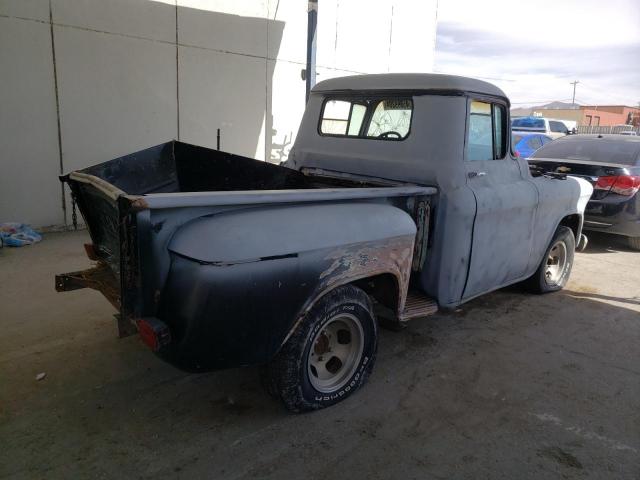 3B57K100360 - 1957 CHEVROLET PICKUP GRAY photo 3