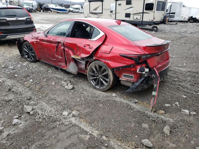 JTHGZ1B26N5052766 - 2022 LEXUS IS 350 F-SPORT RED photo 2