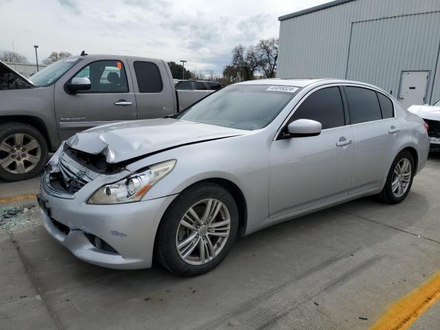 JN1CV6AP4BM300538 - 2011 INFINITI G37 BASE SILVER photo 1