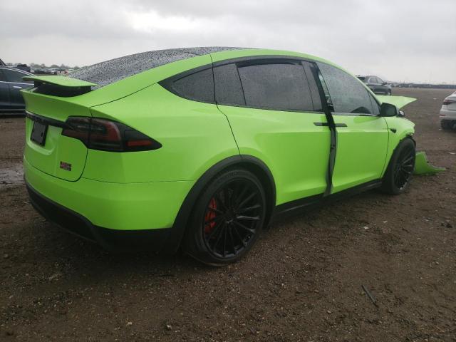 7SAXCBE65PF401279 - 2023 TESLA MODEL X GREEN photo 3