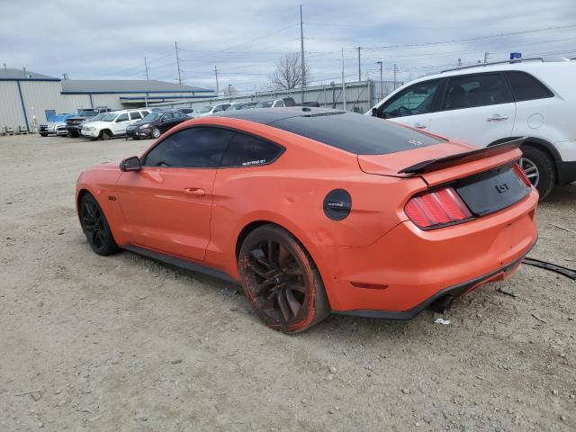 1FA6P8CF2G5229447 - 2016 FORD MUSTANG GT ORANGE photo 2