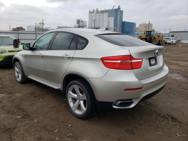 5UXFG8C51ALZ94975 - 2010 BMW X6 XDRIVE50I SILVER photo 2