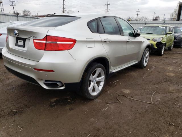 5UXFG8C51ALZ94975 - 2010 BMW X6 XDRIVE50I SILVER photo 3