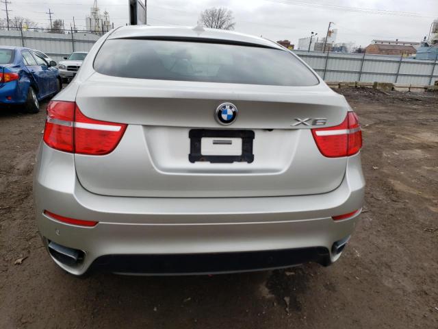 5UXFG8C51ALZ94975 - 2010 BMW X6 XDRIVE50I SILVER photo 6