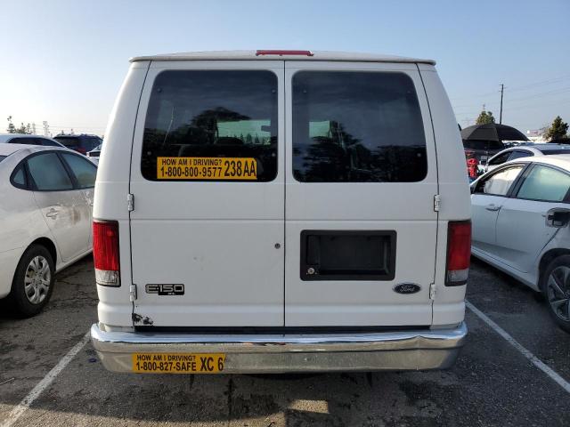 1FMRE11W75HA12152 - 2005 FORD ECONOLINE E150 WAGON WHITE photo 6