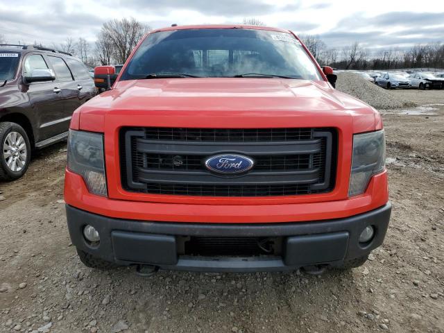 1FTFW1ET0DFD42360 - 2013 FORD F150 SUPERCREW RED photo 5