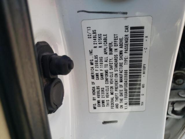 19UUA8F5XDA009886 - 2013 ACURA TL TECH WHITE photo 13